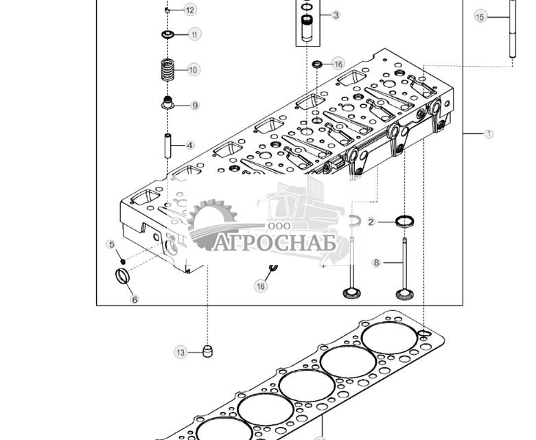 5101 Головка блока цилиндров с клапанами - ST130096 109.jpg